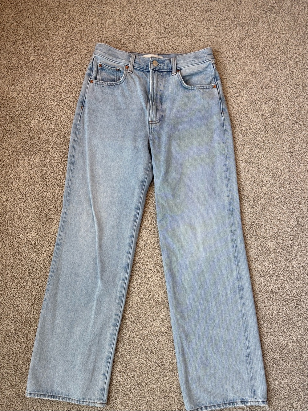 Women’s Aritzia Farrah Light Blue Women's Straight Leg Jeans